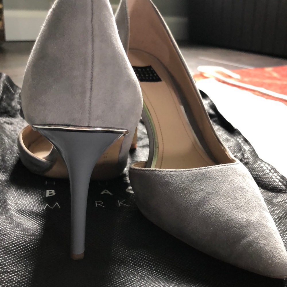 Grey suede heels - Picture 2 of 2